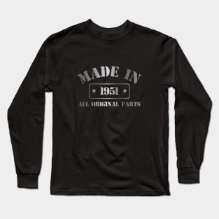 Made in 1951 Long Sleeve T-Shirt